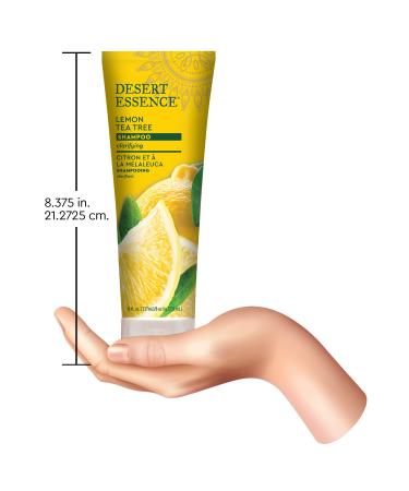 Desert Essence Organics Lemon Shampoo 8 oz (2 Pack) - Natural Hair Care - Buy Online on SooperMarket.com