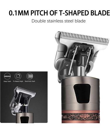 Hair Clippers for Men Professional Cordless Barber Trimmer Set USB Rechargeable Hair Cutting Grooming Kit Electric Beard Trimmer Shaver Hair Cutting Kit with LCD Display Gifts for Men - Buy Online on SooperMarket.com