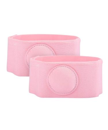 Umbilical Hernia Belt  2pcs Cotton Baby Infant Umbilical Cord Belly Band Newborn Navel Belt Umbilical Cord Kids Support Wrap Protector(Pink)