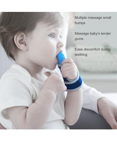 Silicone Thumb Sucking Stop Guard for Babies - Breathable Finger Protector Glove (Blue) - Buy Online on SooperMarket.com