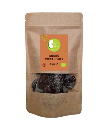 Organic Pitted Prunes - Certified Organic - by Busy Beans Organic (500g)