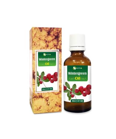 Salvia Winter Green Oil 100% Natural Pure Undiluted Uncut Essential Oil 30ml Winter Green 30 ml (Pack of 1)