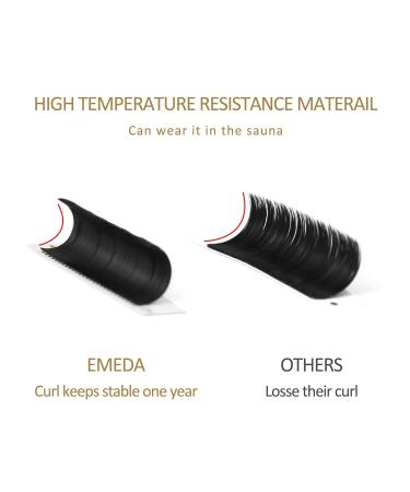 EMEDA 3D Effect Easy Fan Volume Lash Extensions | D Curl 0.05 | 2D-10D | 8-15mm Mixed Tray - Perfect for Professional Use - Buy Online on SooperMarket.com