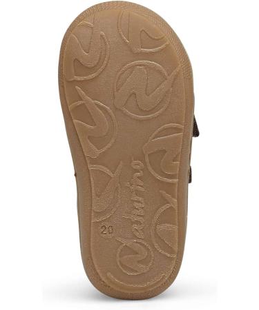 Naturino Cocoon VL Leather First-Steps Shoes - 4.5 UK Brown - Buy Online on SooperMarket.com