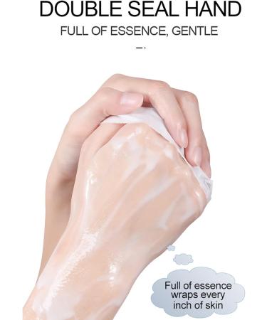 Shefave Moisturising Gloves Hand Mask 3 Pairs - Repair, Whiten, and Anti-Age | Intense Skin Nutrition Hand Cream Mask - Rose Flavor - Buy Online on SooperMarket.com