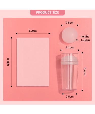 Luvadeyo Nail Stamp Set - 1 Piece French Lace Silicone Stamps & Nail Scraper Reusable Over 100 Times | International Shipping - Buy Online on SooperMarket.com