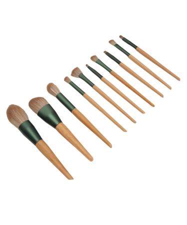 10-Piece Synthetic Eye Shadow & Concealer Brush Set with Storage Bag - Perfect for Beginners | International Shipping Available - Buy Online on SooperMarket.com