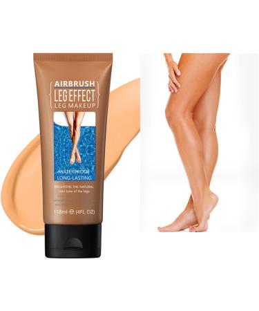 118ml Airbrush Legs Lotion Leg Makeup for Wedding Parties - Cover Leg Blemishes and Uneven Skin Tone (3#) - Buy Online on SooperMarket.com