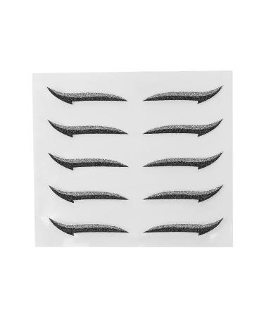 Silver Glitter Winged Eyeliner Stickers - Waterproof & Self Adhesive for Women's Makeup at Weddings & Parties - Buy Online on SooperMarket.com
