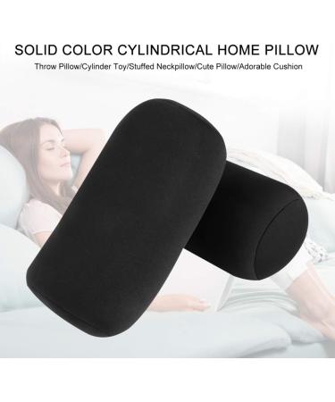 IMIKEYA 2pcs Foam Toy Gasket Stuffed Support Black Pillow Pillows Bolster Cylinder Comfortable - Buy Online on SooperMarket.com