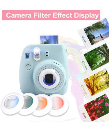 Gradient Lens Filter Set for Fujifilm Instax Mini 7S/8/8+/9 Camera - 4 Colors Close-up Kit - Buy Online on SooperMarket.com