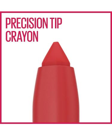 Maybelline Super Stay Ink Crayon Lipstick - Make Moves Red Nude, 8Hrs Longwear Lip Makeup (0.04 oz) - Buy Online on SooperMarket.com