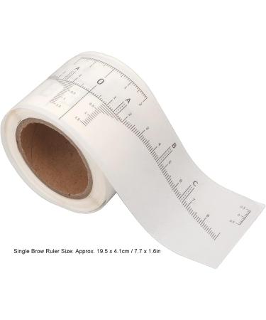 1 Roll Eyebrow Ruler Stencil Sticker Disposable Brow Ruler Transparency Eyebrow Sticker Clear Plastic Eyebrow Measuring Tool for Makeup Tool - Buy Online on SooperMarket.com