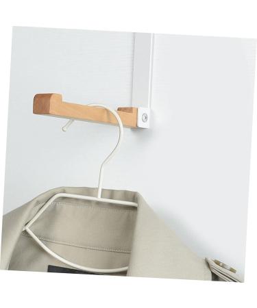 KOMBIUDA Door Hook Multi-Function Clothes Hook Over Door Towel Hook Towel Hangers Wall Coat Hanger Black Iron 17.5X16CM Black - Buy Online on SooperMarket.com