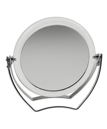 Kosmetex 11cm Travel Mirror - 15x Magnification Standing Cosmetic Mirror with Metal Bracket - Perfect for On-the-Go Beauty - Buy Online on SooperMarket.com