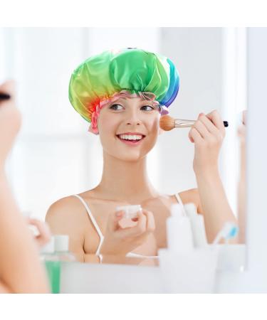 Mikimini Unicorn Shower Hood for Women & Kids - Reusable Double Waterproof Soft PVC Lining 2-Pack - Buy Online on SooperMarket.com