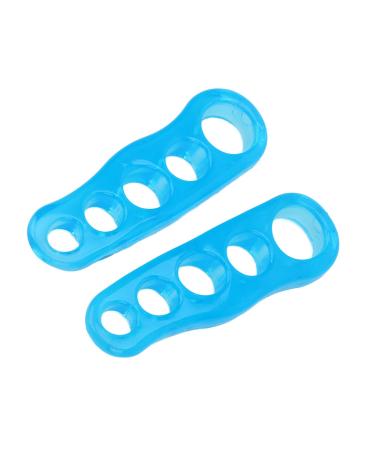 Toe Separator Toe Separator Corrector for Overlapping Toes Reusable Toe Corrector for Bunion Straightening Toes Stretcher for Bunion Overlapping Toes(L)