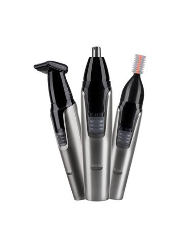 3 in 1 Ear and Nose Hair Trimmer for Men and Women Rechargeable Waterproof Eyebrow Hair Remove Facial Hair Trimmer for Bathroom Travel Hotel Easy Cleansing