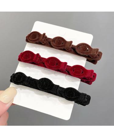 Kolarmo Retro Double-Layered Braided Hair Clips - 3 Pack Hollow Hair Bands for Women & Girls | International Shipping - Buy Online on SooperMarket.com