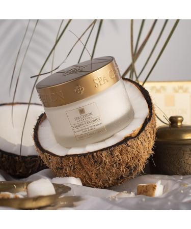 SPA CEYLON Virgin Coconut Face Cream - Hydrating & Nourishing | Paraben-Free | All Skin Types | Repair & Comfort - Buy Online on SooperMarket.com