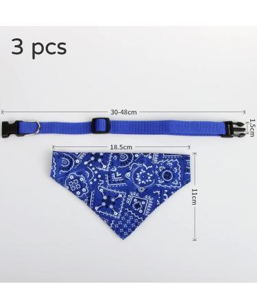 Shop Taozoey 3PCs Dog Neckerchief & Bandana - Stylish Accessories for Small & Medium Dogs & Cats - Buy Online on SooperMarket.com
