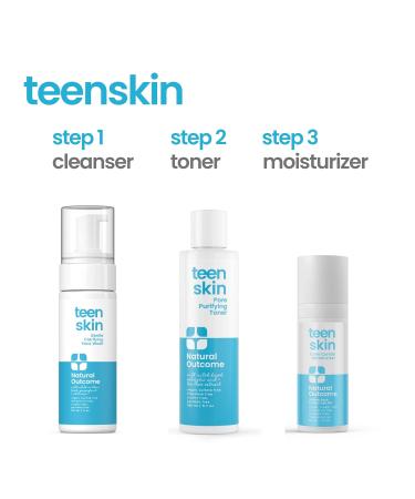 Teen Skin Gentle Moisturizer - Natural Outcome Daily Facial Moisturizer for Boys & Girls | Non-Toxic Soothing Acne Treatment | 50 ML - Buy Online on SooperMarket.com