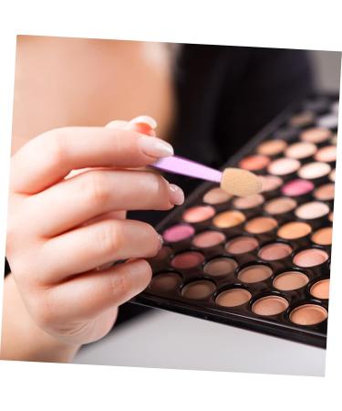 BELLIFFY 100pcs Double Ended Eyeshadow Brush Eye Shadow Sponge Double-ended Eyeshadow Cosmetic Makeup Brush Dual Sides Eyeshadow Eye Shadow Applicator - Buy Online on SooperMarket.com