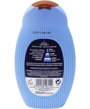 Felce Azzurra Benessere Wellness Shower Gel Argan Oil 250ml 8.45oz by Felce Azzurra - Buy Online on SooperMarket.com