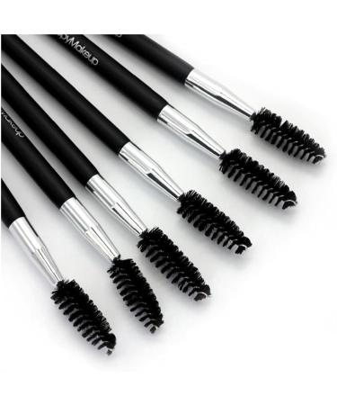 Duo Eyebrow Brush Set - Angled Brow & Mini Eyelash Brushes for Perfect Tinting | multifunctional Beauty Tools for Eyebrows & Lashes - Buy Online on SooperMarket.com