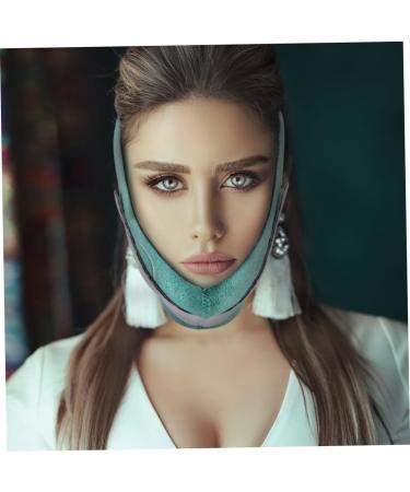 WOONEKY 1pc Thin Face Belt Face Lifting Belt Lift Mask Tightening Band Strap Graphene Green 60X10.5X1cm Green - Buy Online on SooperMarket.com