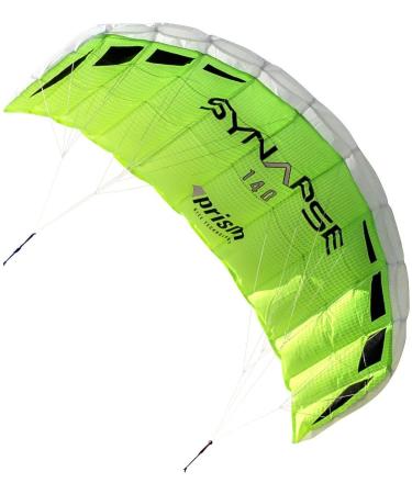 Prism Kite Technology Synapse Dual-line Parafoil Kite - an Ideal Entry Level Kite for Kids and Adults to Dual-line Kiting Synapse 140 - Cilantro