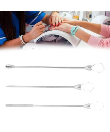 Nail Spatula Portable Easy To Hold Nail Tools for Mixing Nail Polish for Picking Up Nail Decorations(Transparent color)