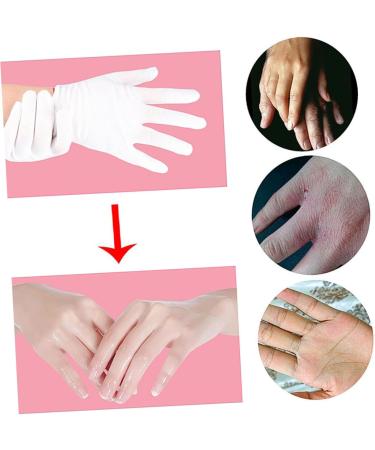 minkissy 54 Pairs Hydrating Gloves Moisturizing Gloves Overnight Moisturizing Hand Gloves Kitchen Gloves Exam Gloves Art Working Glove Cosmetic Moisturizing Gloves Work Glove Care White - Buy Online on SooperMarket.com