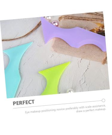 FRCOLOR Silicone Beauty Ruler - 2pcs Eyeliner Stencils & Eye Shadow Stickers | Perfect Makeup Tool for Flawless Eyeliner | International Shipping Available - Buy Online on SooperMarket.com