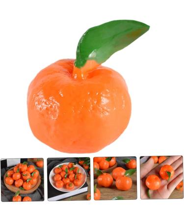 TOYANDONA 10pcs Simulated Fruit Orange Toys Models Artificial Fruits Scene Layout Prop Photo Prop Orange Cabinet Orange Decor Lifelike Orange Model Scene Adornment Modeling Tangerine Pvc - Buy Online on SooperMarket.com