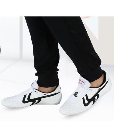 Buy Lightweight Taekwondo Sports Shoes | Martial Arts Sneakers for Taekwondo Boxing Karate & Kung Fu - 42 EU White - Buy Online on SooperMarket.com