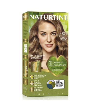Natureint hair color without ammonia 7g.Golden blonde high proportion of natural ingredients 170ml 7g.Golden blonde 1 piece (1 Pack)