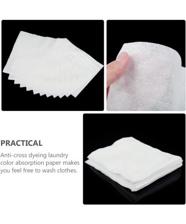 ORFOFE 48 Pcs 2 Sets Laundry Sheet Laundry Paper Washing Supply Household Laundry Absorption Paper Laundry Cloth Non-woven Fabric Laundry Paper Useful Absorption Paper Clothes - Buy Online on SooperMarket.com