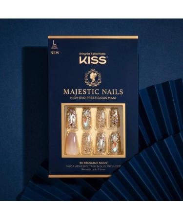 KISS Majestic Nails My Crown 30 Count - Pack of 1 - Buy Online on SooperMarket.com