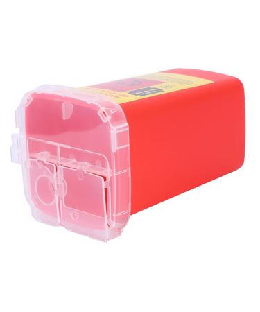 Hapinary 1 STK hairdresser Razor Disposal Fall Razor Blades Razor Damer Service Nearing Container disposable Einui for razor sharp waste disposal box suitcases box travel donor