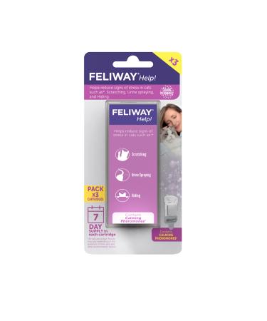 Feliway Help 3 Refill Pack White