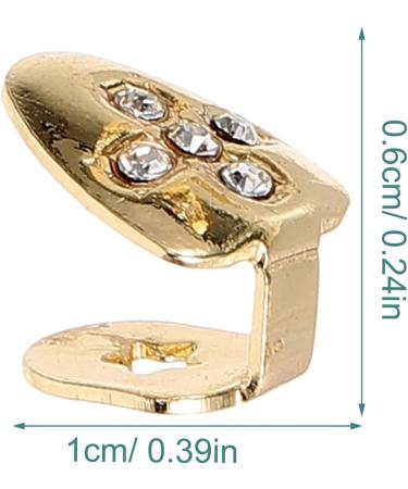Didiseaon 2pcs Gold Decor Grills Grill Teeth Hip-hop Supplies Props Clothing Men and Women The Cross - Buy Online on SooperMarket.com