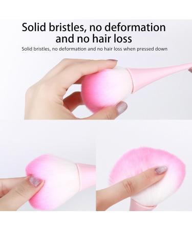 Jomewory Powder Makeup Brush | Blush Makeup Brush with Slim Waist Face Makeup Tool Nail & Cosmetic Brushes for Large Coverage Loose Powder Bronzer pink - Buy Online on SooperMarket.com