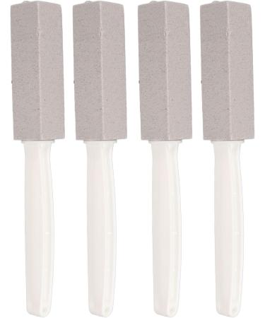 Pumice Stone Cleaning Brush Long Handle Pumice Stone Toilet Bowl Cleaner Efficient 4pcs Grid for Toilet Sink - Buy Online on SooperMarket.com