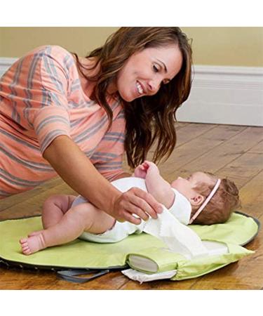 Baby Changing Mat Portable Travel Changing Mat Waterproof Folding Nappy Change Mat 70 x 50cm Grey - Buy Online on SooperMarket.com