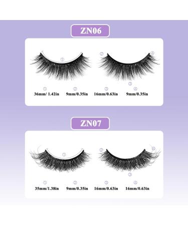 4 Pair Self Adhesive Eyelashes Reusable Pre Glued Eyelashes Wispy Fake Eyelashes Natural Look Self Adhesive Lashes No Glue Needed Add Instant Volume and Glamour - Buy Online on SooperMarket.com