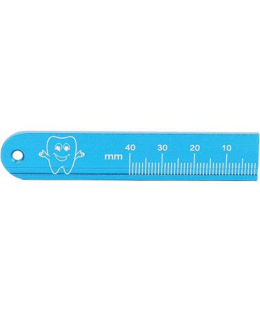 Lizealucky Dental Ruler - Endo Ruler for Accurate Measurements | Aluminum Alloy Oral Gauge | AutoClavable Endodontic Instrument in Blue - Buy Online on SooperMarket.com