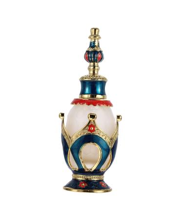 HAPINARY Perfume Bottle Essence Bottle Arabian Perfume Travel Decor Refillable Essential Oil Bottle Mermaid Party Decorations Spray Mist Bottle Vintage Victoria Miss Glass Bottle Filling 25 ml Blue