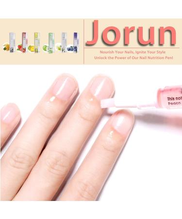 6PCS Cuticle Oil Pen With Soft Brush Natural Ingredients Cuticle Oil for Nails Mix Flavors Cuticle Oil Prevent Nail Cracking Nail Oil Treatment for Damaged Nails Set of 6 - Buy Online on SooperMarket.com