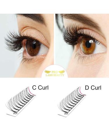 4D-D-0.10-14mm Short Stem Pre Made Fan Eyelash Extensions - Russian Volume Lashes 0.07 0.10 - 14 mm - Buy Online on SooperMarket.com